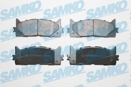 Тормозные колодки передние Toyota Camry V40-V50, Avalon (05-18), Lexus ES (06-18) (LPR-) SAMKO 5SP1593