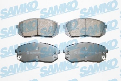 Колодки гальмівні передні Kia Soul, Hyundai та X35/55 (LPR-) SAMKO 5SP1689 (фото 1)