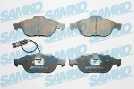 Гальмівні колодки ar156 lybra SAMKO 5SP1785