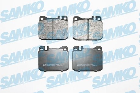 Тормозные колодки передние MB 123, S-Сlass (W126) 73-> (LPR-) SAMKO 5SP211 (фото 1)
