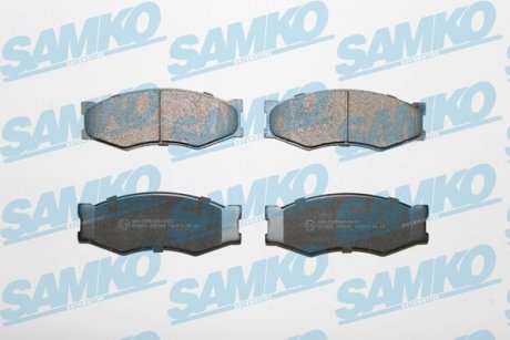 Колодки гальмівні передні Nissan Bluebird (83-90) (LPR-) SAMKO 5SP264 (фото 1)