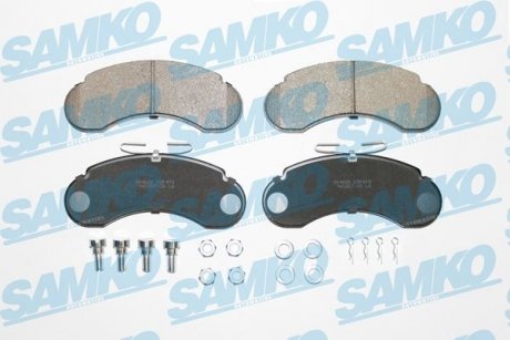 Тормозные колодки передние MB 100 (88-96) (LPR-) SAMKO 5SP415 (фото 1)