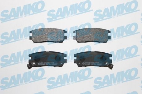Колодки задні гальмівні Mitsubishi L400, Pajero 90-> (LPR-) SAMKO 5SP518 (фото 1)