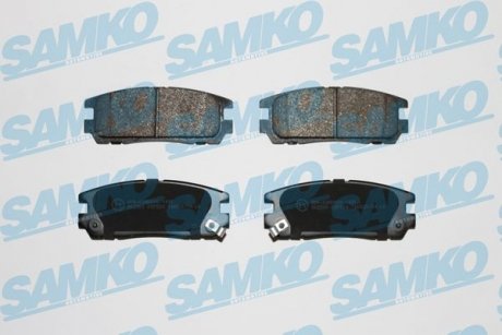 Колодки дисковые зад. Opel Frontera A, B, Монтерри A, B, исузу Trooper 91-> (LPR-) SAMKO 5SP524 (фото 1)