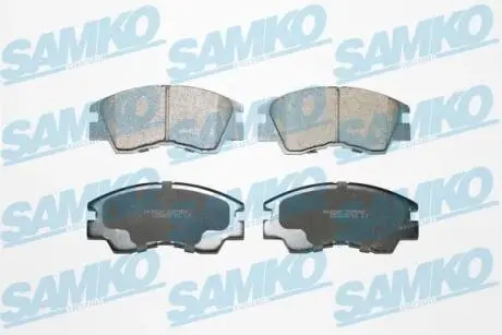 Гальмівні колодки, дискове гальмо (набір) SAMKO 5SP550