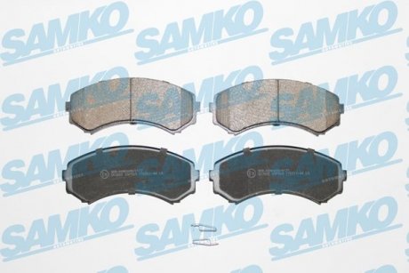 Колодки гальмівні передні Mitsubishi Pajero 07-> (LPR-) SAMKO 5SP569