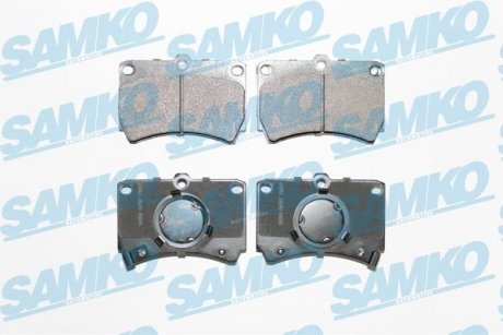 Колодки тормозные передние Mazda 323 BF (86-98) (LPR-) SAMKO 5SP587 (фото 1)