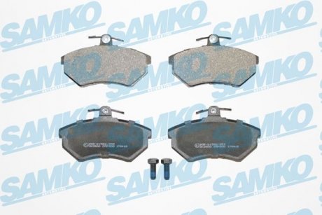 Тормозные колодки передние Geely CK/Amulet без ABS (LPR-) SAMKO 5SP600 (фото 1)