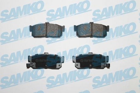 Колодки гальмівні задні Nissan Almera, Maxima, Primera, Sunny 90-> (LPR-) SAMKO 5SP602 (фото 1)
