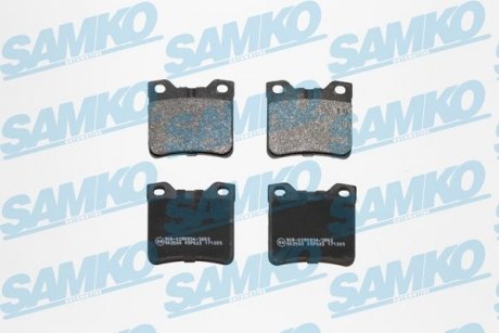 Задні гальмівні колодки Peugeot 406, 605, 607 95-> (LPR-) SAMKO 5SP622