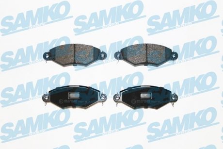 Колодки тормозные пер. Peugeot 206, 306 98-> (LPR-) SAMKO 5SP708