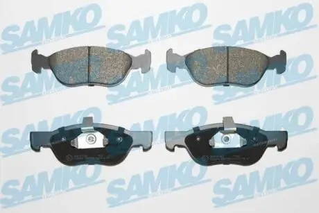 Тормозные колодки, дисковый тормоз (набор) SAMKO 5SP740