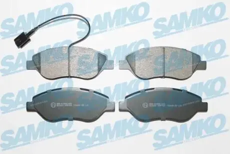 Тормозные колодки, дисковый тормоз (набор) SAMKO 5SP765