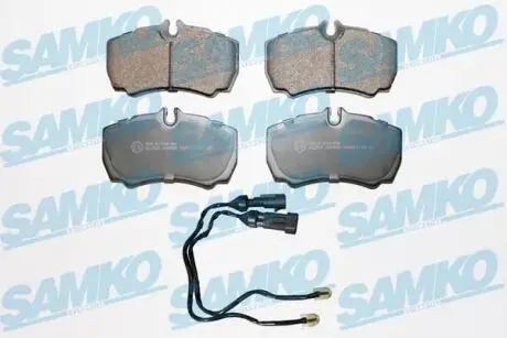 Тормозные колодки, дисковый тормоз (набор) SAMKO 5SP830A