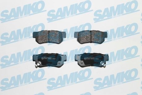 Колодки гальмівні задні Hyundai Matrix, Santa FE і, Sonata та VV (LPR-) SAMKO 5SP848 (фото 1)