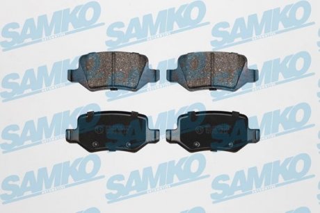 Колодки тормозные задние MB A-class (W168/W169), B-class (W245) (97-12) сист.TRW (LPR-) SAMKO 5SP850 (фото 1)