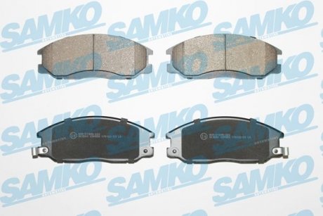 Колодки тормозные передние Hyundai SANTA FE (01-06)/TRAJET (00-08) (LPR-) SAMKO 5SP858 (фото 1)