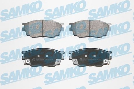Колодки тормозные передние Mazda 6 GG 1.8 и 02-> (LPR-) SAMKO 5SP877