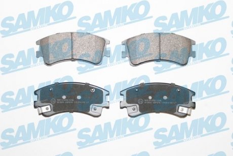 Колодки тормозные передние Mazda 6 GG 2.0 и 02-> (LPR-) SAMKO 5SP878 (фото 1)
