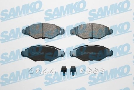 Колодки гальмівні передні Peugeot 206, 306 98-> (LPR-) SAMKO 5SP903 (фото 1)