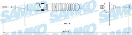 Трос сцепления SAMKO C0266C