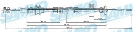 Трос сцепления SAMKO C0273C