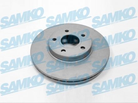 Диск гальмівний пров. Ford Focus ІІ (278mm25mm) (LPR-) SAMKO F1009VR (фото 1)