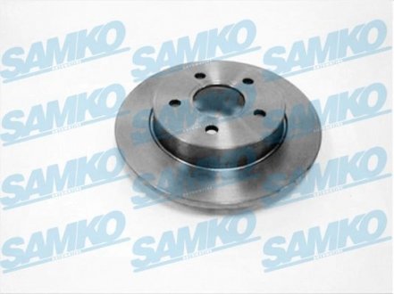 Диск тормозной зад. Ford Focus, C-Max 04-> (d265x11mm) (LPR-) SAMKO F1013P (фото 1)
