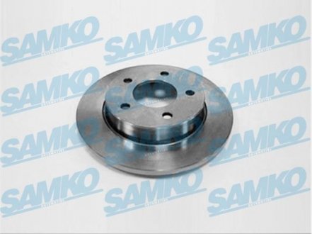 Диск тормозной зад. Mazda 3 (BK) 99-> (d265x11mm) (LPR-) SAMKO M5004P (фото 1)