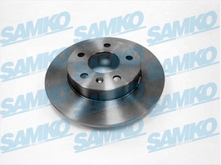 Тормозной диск задний (264x10) (5 отверстий) opel astra zafira 98- SAMKO O1431P (фото 1)