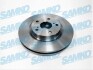 Диск тормозной пер. Toyota Camry, Rav4, Lexus ES (06->) (296mm28mm) (LPR-) SAMKO T2032V (фото 1)