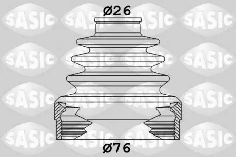 Комплект пыльника, приводной вал SASIC 1904019