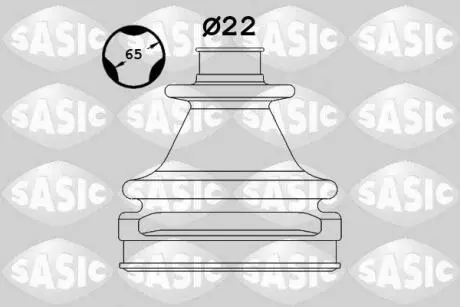 Комплект пильника, приводний вал SASIC 1906012