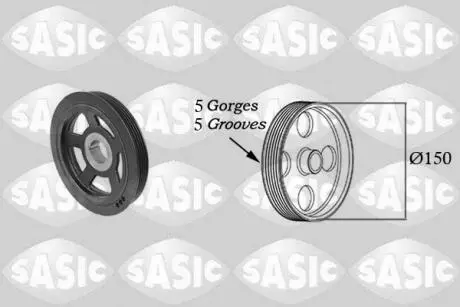 Шкив/демфер SASIC 2156072
