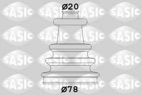 Комплект пыльника, приводной вал SASIC 2933743