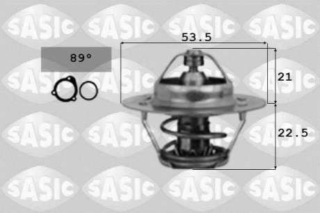 Термостат, охлаждающая жидкость SASIC 3381111 (фото 1)