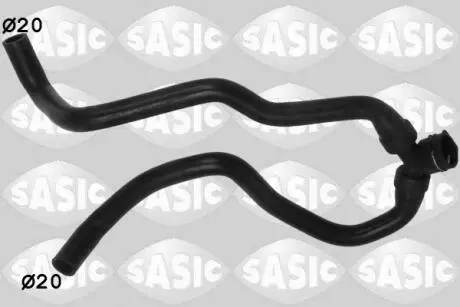 Шланг резиновой системы охлаждения SASIC 3406315
