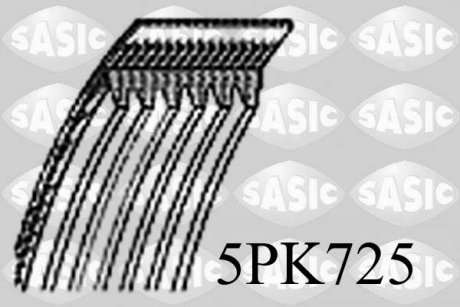 Полікліновий ремінь SASIC 5PK725