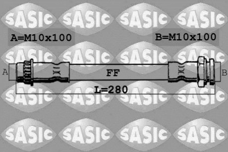 Тормозной шланг SASIC 6600018 (фото 1)