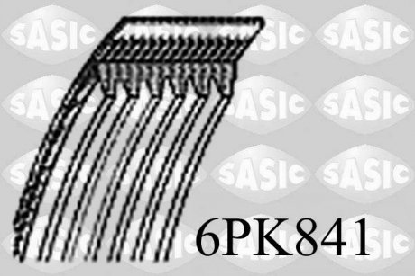 Полікліновий ремінь SASIC 6PK841