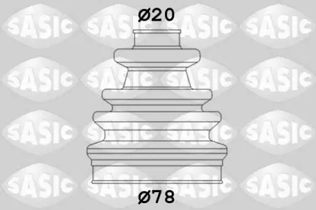 Пыльник приводного вала (набор) SASIC 9004637