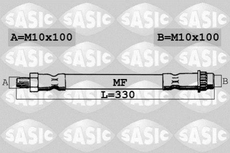Гальмівний шланг SASIC SBH4091