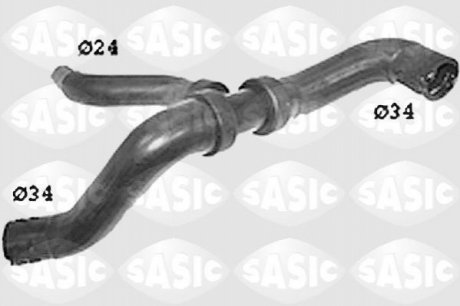 Патрубки системи охолодження SASIC SWH6625 (фото 1)