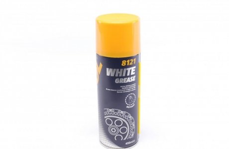 Смазка универсальная (спрей/белая/литиевая) white grease (450g) Mannol 8121