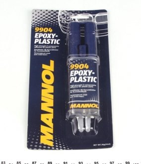 Клей двокомпонентний для пластмас epoxy-plastic (30g) Mannol 9904