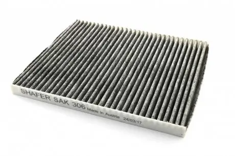 Фильтр салона fiat fiorino, nemo, punto, corsa, 10-, угольный SHAFER SAK306