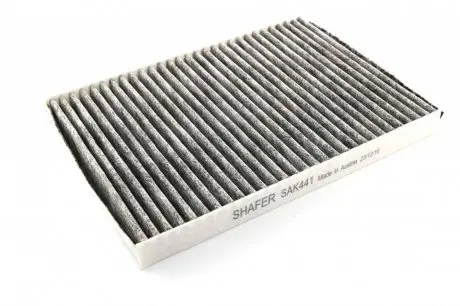Фільтр салонний huyndai elantra (09-12), i30 (06-), sonata (21-), kia ceed (06-), k5 (21-), вугільний SHAFER SAK441