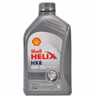 5w30 helix hx8 ect, 1л масло моторное SHELL 4107297893 (фото 1)