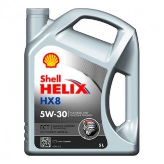 Helix hx8 ect 5w30, 5л масло двигателя SHELL 4107297894