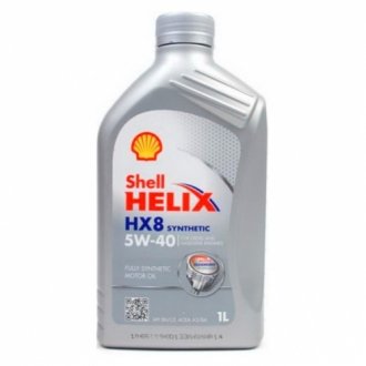 5w40 helix hx8, 1л масло двигателя SHELL 4107484
